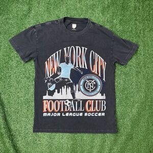 Abercrombie &‎ Fitch New York City FC MLS Soccer T-Shirt Blue Men's Medium